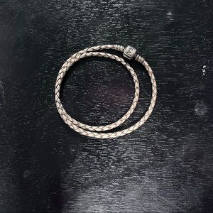 Pandora Double Wrap Leather Bracelet